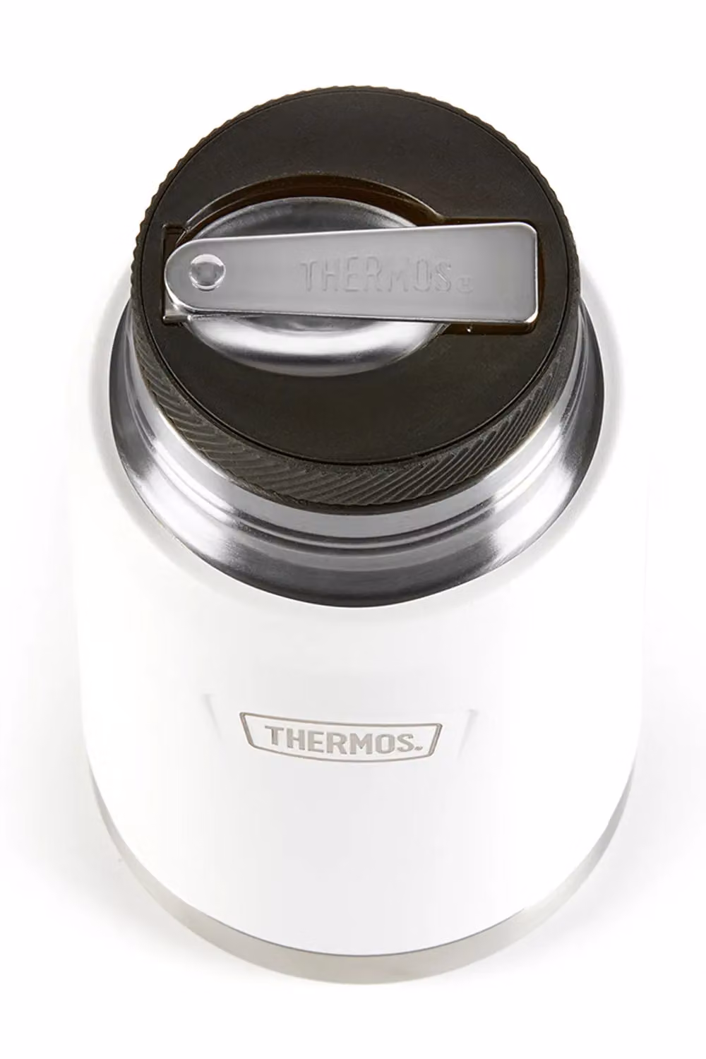 Thermos Icon Series Stainless Steel Food Flask with Spoon, White, 710ml – 3