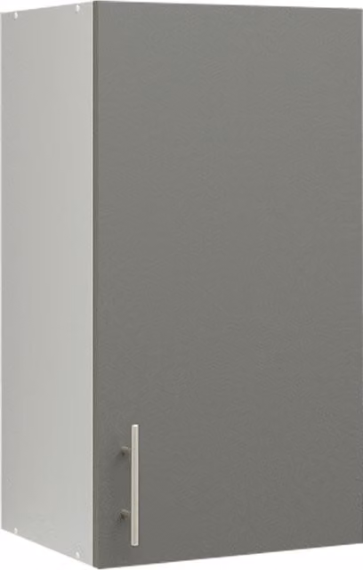 JD Greta Modern Kitchen Wall Unit with Hinged Doors, Grey Matt, W: 40 cm, D: 40 cm, H: 40 cm