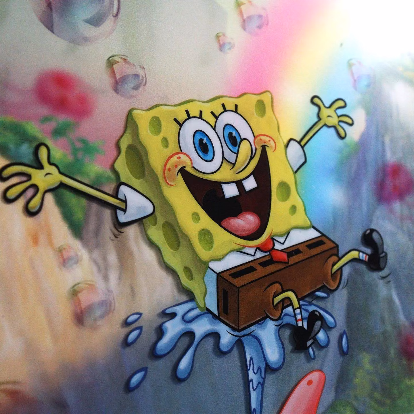 FaNaTtik SpongeBob SquarePants Limited Edition Fan-Cel Multicolour Animation Art Print W: 35.56 cm, H: 27.95 cm – 3
