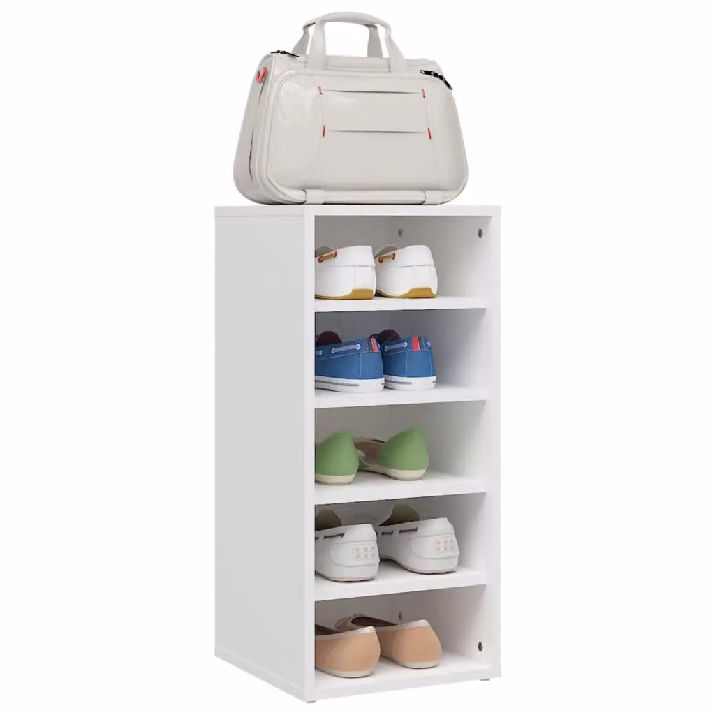 Berkfield Home Set of 2 White Classic Shoe Cabinets, W/D/H: 31.5 x 35 x 70 cm – 2