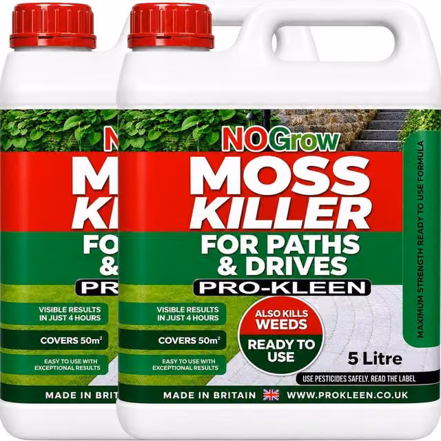 ProKleen NoGrow Moss Killer for Paths and Drives, 2 x 5 l – 1
