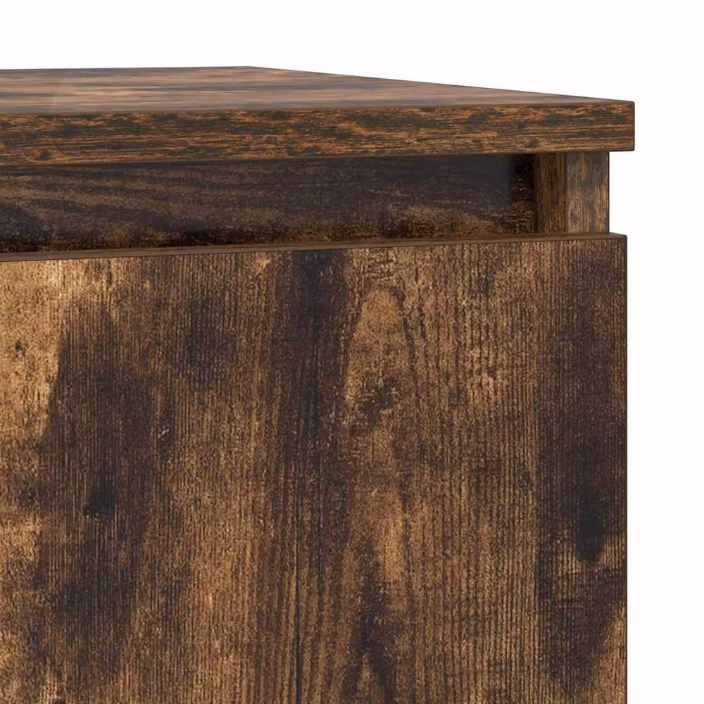 Berkfield Home Smoked Oak Sideboard in Brown, W/D/H: 57 x 34 x 76 cm – 4