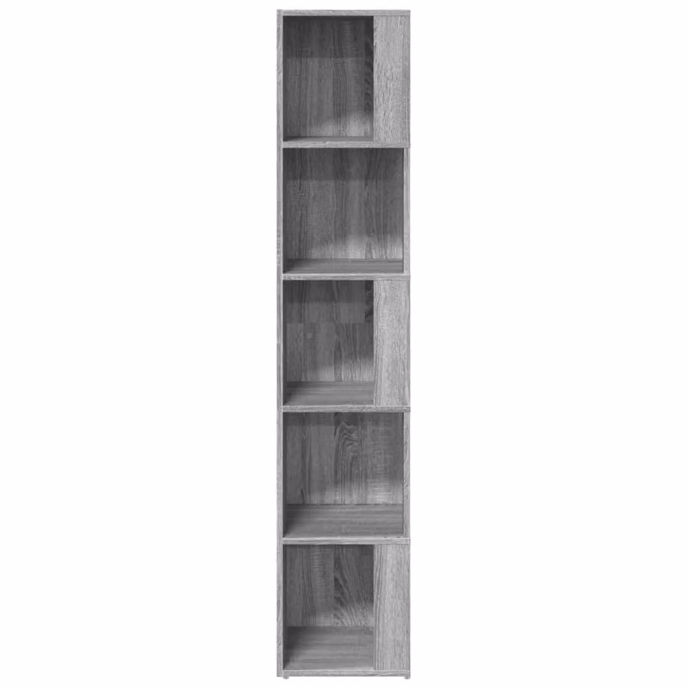 Berkfield Home Classic Corner Cabinet in Grey, W/D/H: 33 x 33 x 164.5 cm – 3