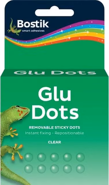 Bostik Pack of 200 Repositionable Double-Sided Transparent Glue Dots on Roll