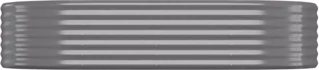 Berkfield Home Garden Grey Steel Raised Bed W/D/H: 175 x 100 x 36 cm – 1