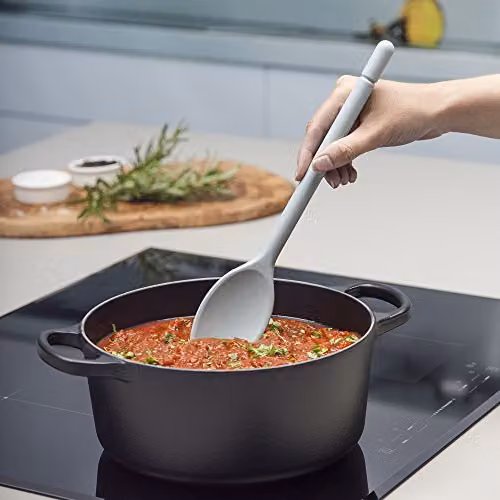 Zeal Silicone and Stainless Steel Non-Stick Cooking Spoon in Blue, 30 cm – 2