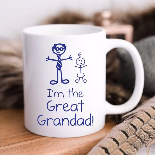 60 Second Makeover Limited I'm The Great Grandad Ceramic Mug in White