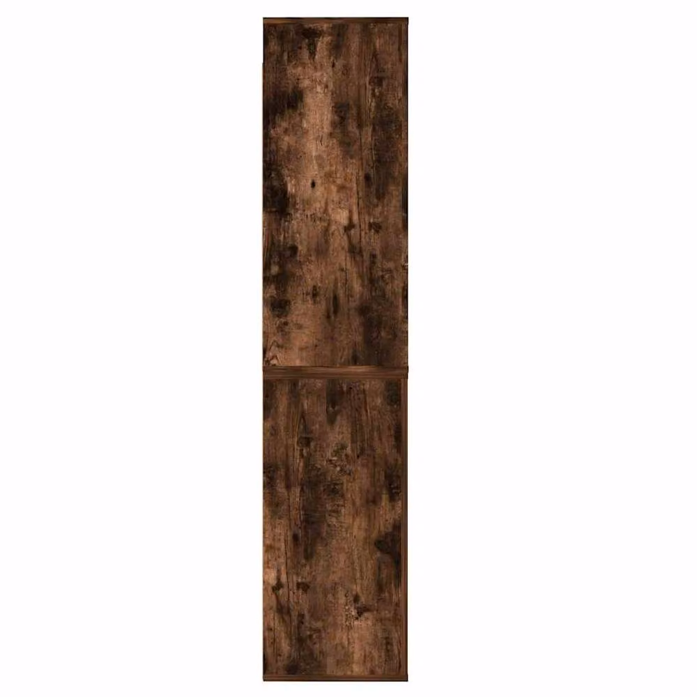Berkfield Home Modern Smoked Oak Highboard in Brown, W/D/H: 80 x 33 x 33 cm – 3