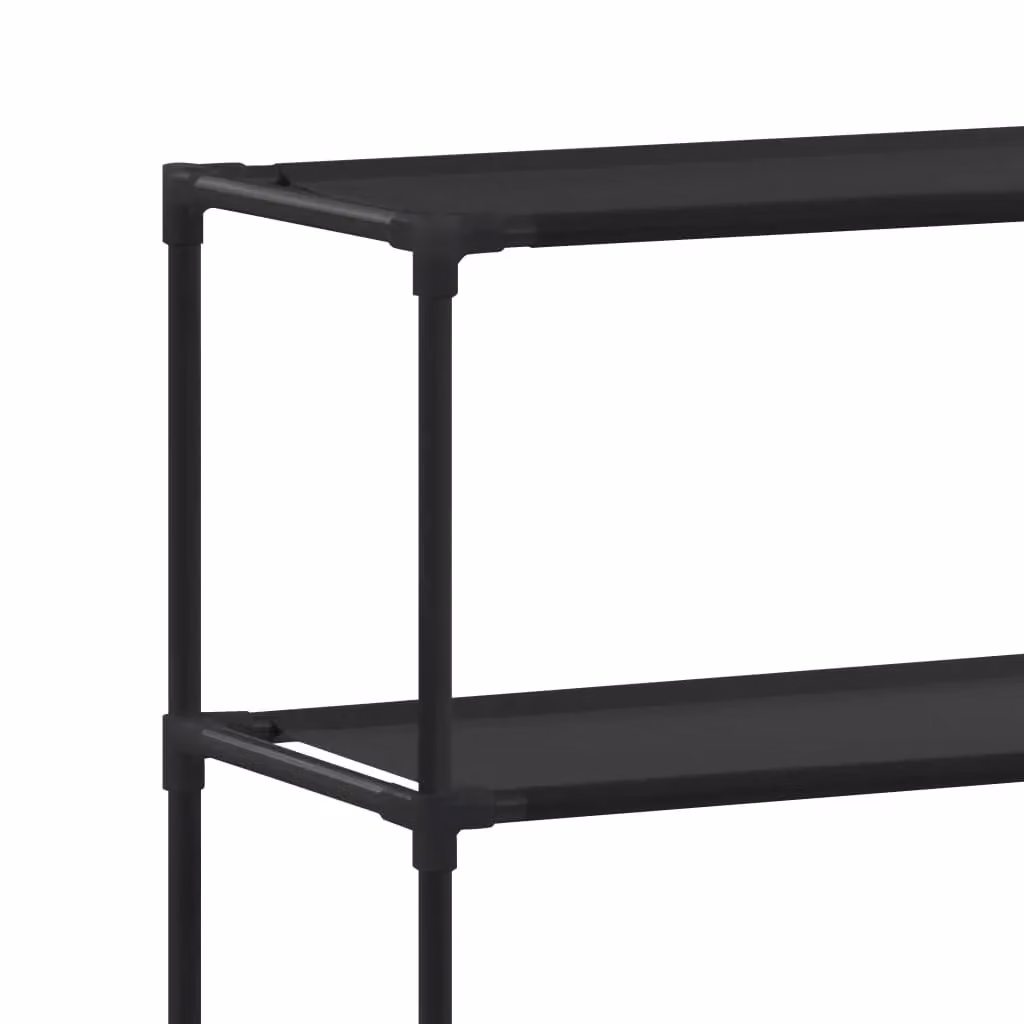 Berkfield Home 3-Tier Freestanding Metal Bathroom Storage Rack over Toilet, Black, W: 53 cm, D: 28 cm, H: 169 cm – 2