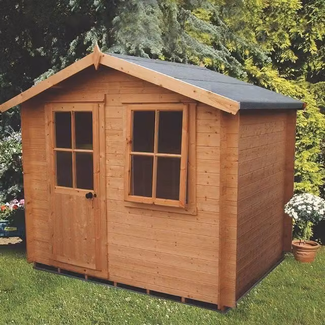 Shires Avesbury 19 mm Log Cabin in Brown – 1