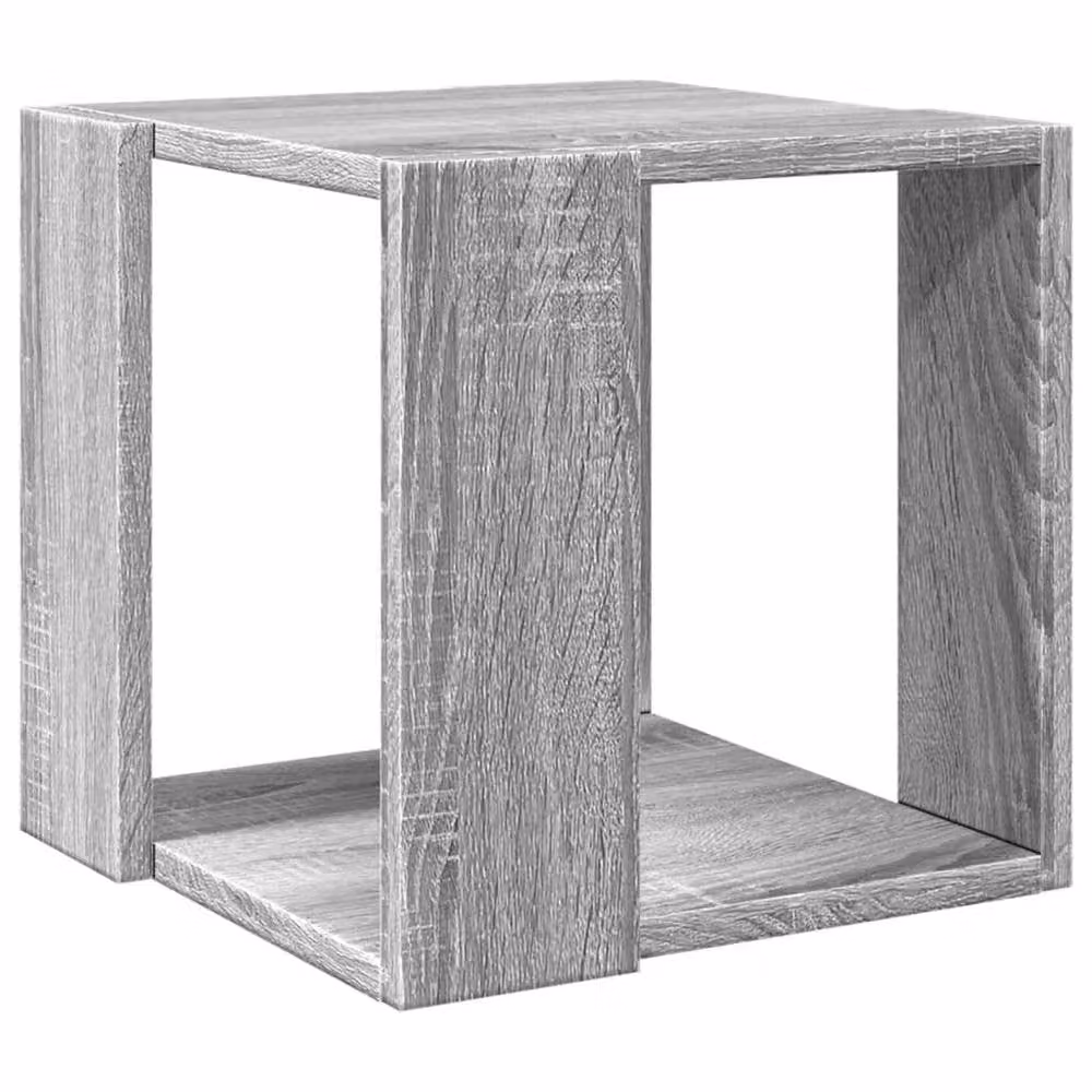 Berkfield Home Grey Sonoma Decorative Square Coffee Table, W/D/H: 32 x 32 x 30 cm – 2