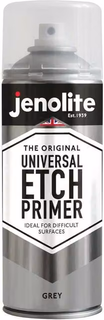 Jenolite Universal Etch Primer Grey Quick Drying Synthetic Resin Metal Bonding Primer
