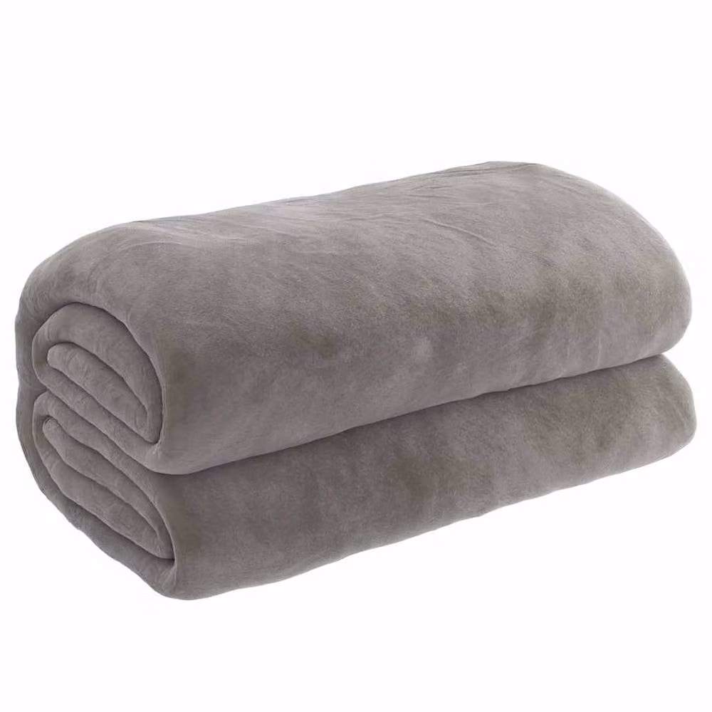 Berkfield Home Soft Weighted Blanket with Removable Cotton Cover, Grey, W/D/H: 200 x 225 cm, 13 kg – 2