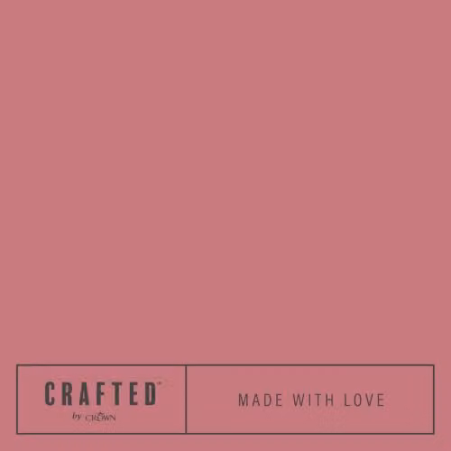 Crown Crafted Matt Emulsion Paint Tester Sample Pink 125ml – 3