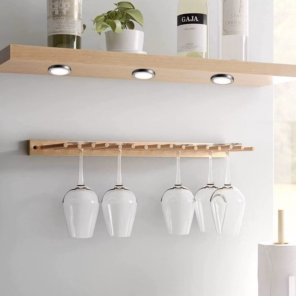 PAWNORA 6-Piece LED Under Cabinet Lighting Kit in White, Cool White 6000K – 2