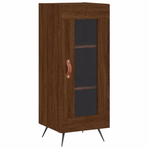 vidaXL Sideboard in Brown Oak, W/D/H: 34.5 x 34 x 90 cm