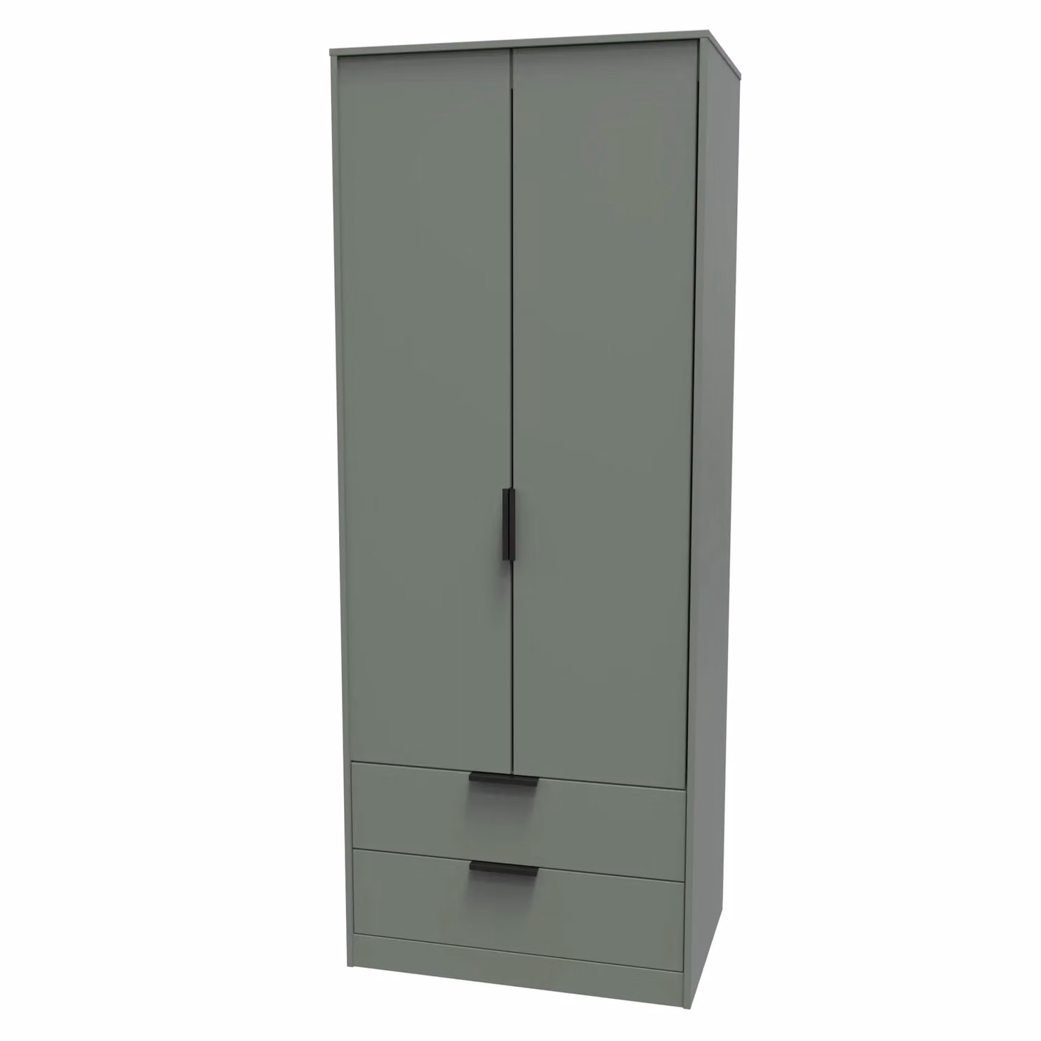 Ready Assembled 2 U Fuji 2 Door 2 Drawer Wardrobe in Pale Green – 2
