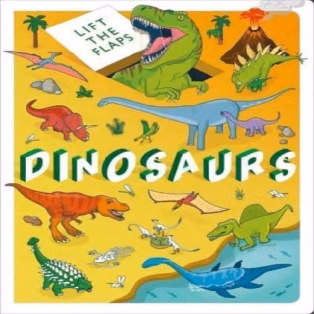 Autumn Publishing Lift The Flaps: Dinosaurs Multicolour Board Book