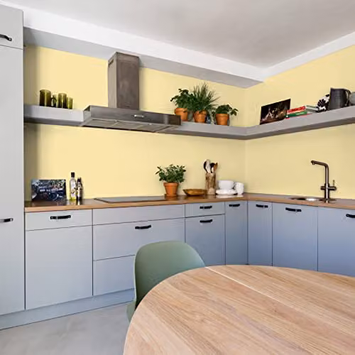 Johnstone's Matt Kitchen Paint in Lemon Daze Yellow, 2.5L – 2