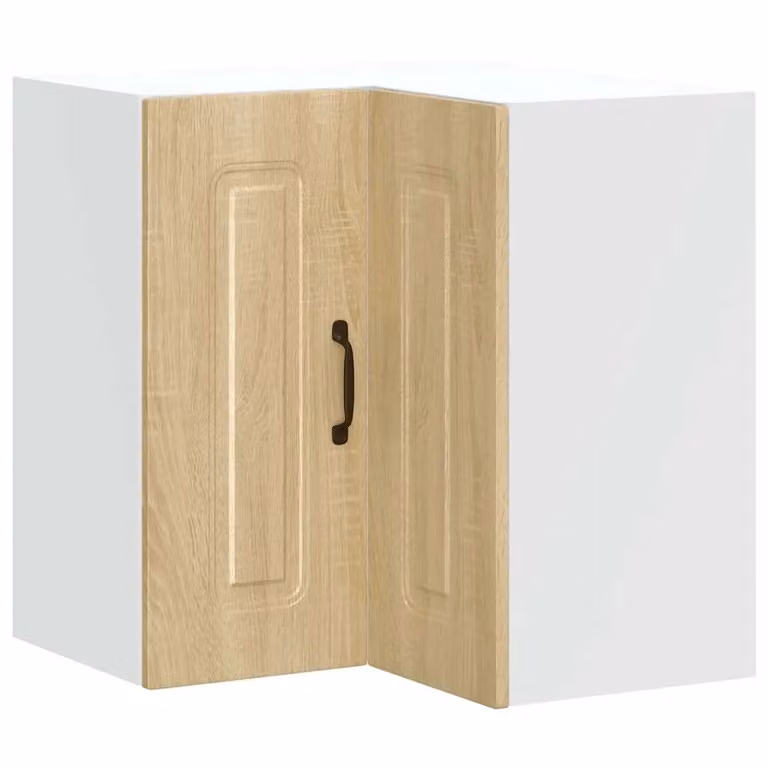 Berkfield Home Kalmar Kitchen Wall Corner Cabinet in Sonoma Oak Brown