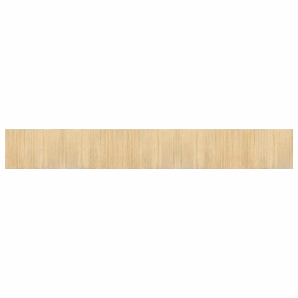 Berkfield Home Rectangular Bamboo Rug in Beige, W: 70 cm, L: 500 cm – 1
