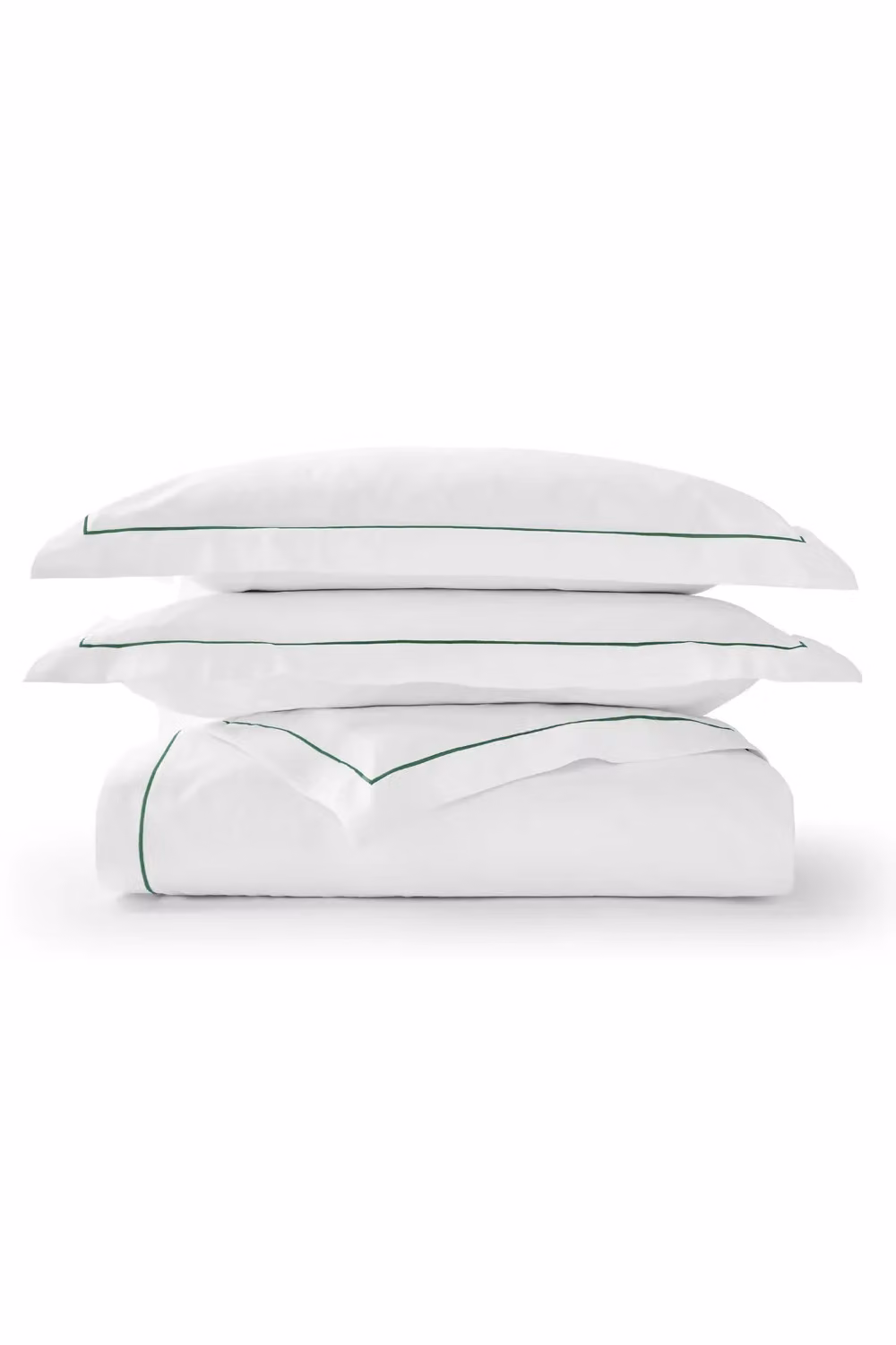 Christy Premium Mako Satin Duvet Cover Set in Green, 200 x 200 cm – 2