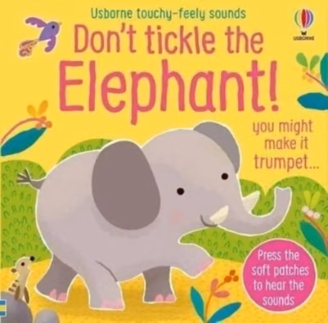 Don't Tickle the Elephant Board Book by Sam Taplin, Multicolour