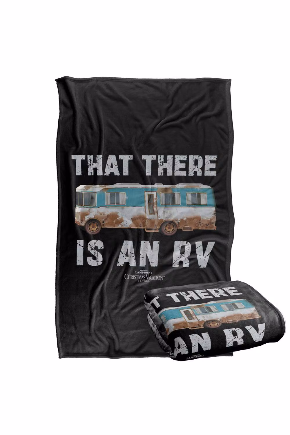 Warner Bros. National Lampoon's Christmas Vacation Extra Large Silky Touch Polyester Blanket in Multicolour and Black – 2