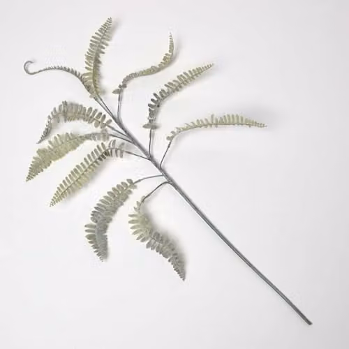 HOMESCAPES Artificial Royal Fern Branch in Green, 80 cm