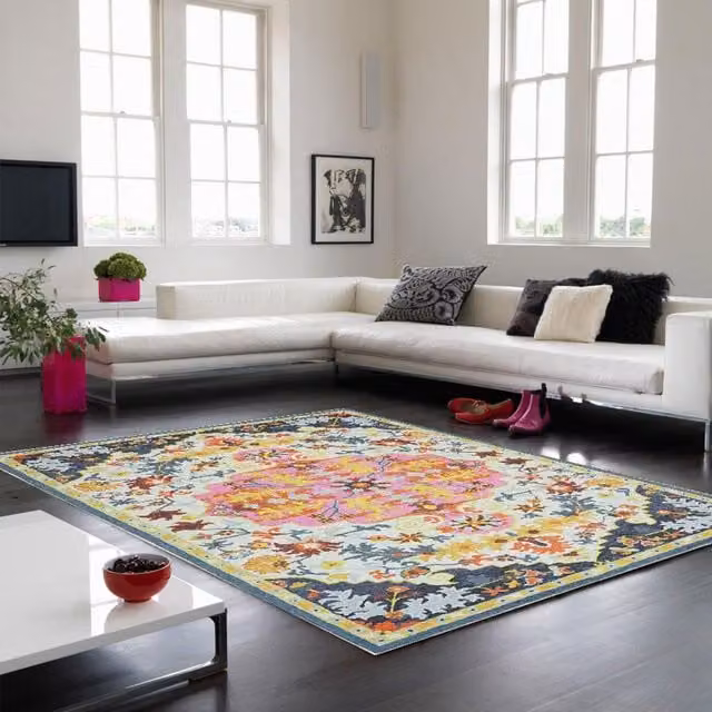 The Rug Shop UK Handmade Traditional Oriental Wool Area Rug, Multicolour, W: 160 cm, D: 230 cm – 1