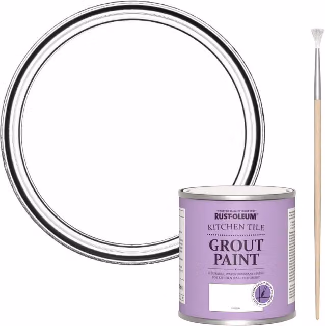 Rust-Oleum Kitchen Grout Paint in White, 250ml