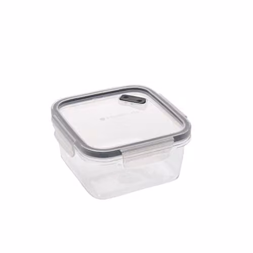 MasterClass Multi-Use Plastic Food Storage Container with Snap Lid, 1.4 l, Transparent