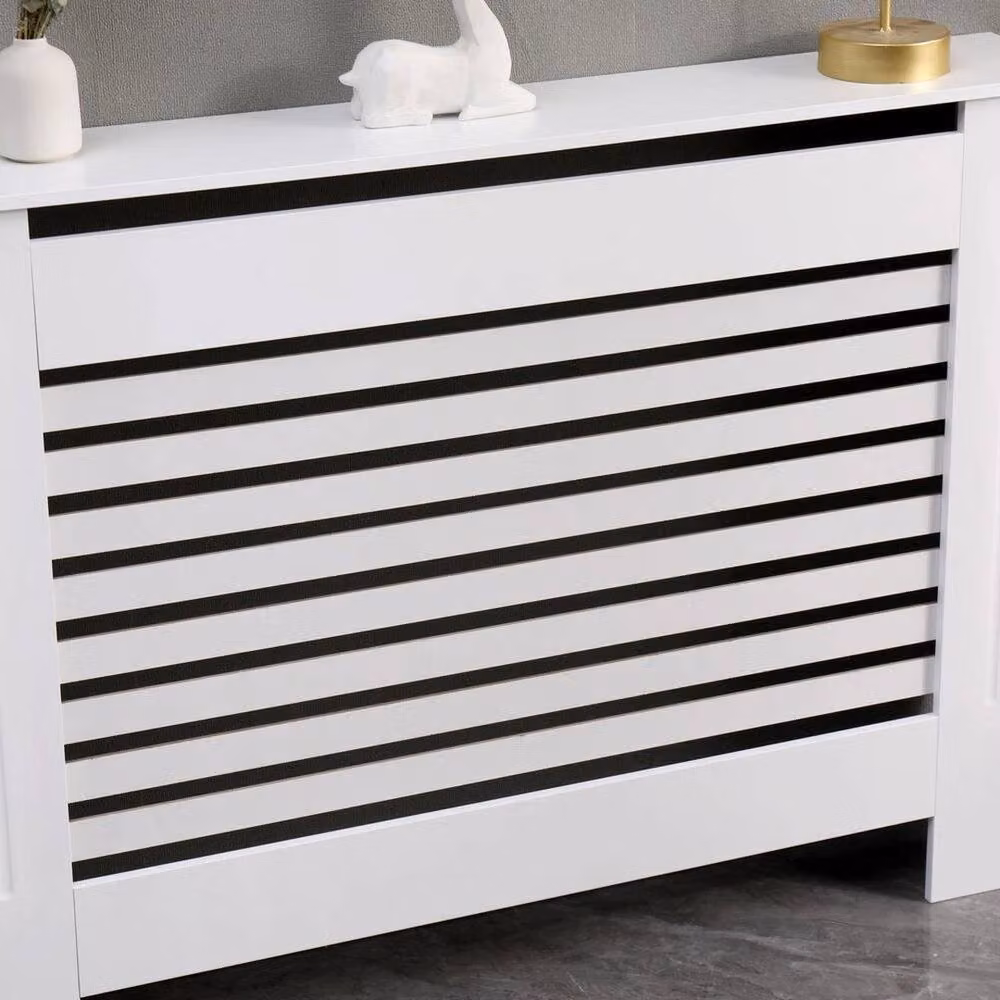 PAWNORA White MDF Radiator Cover, Medium – 4