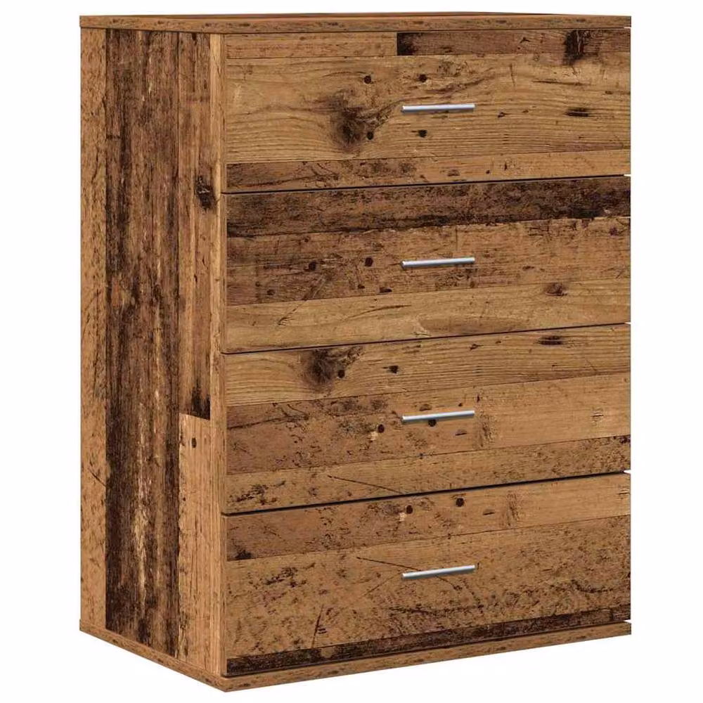 Berkfield Home Rustic Brown Engineered Wood Sideboard with Drawer and Storage – 2