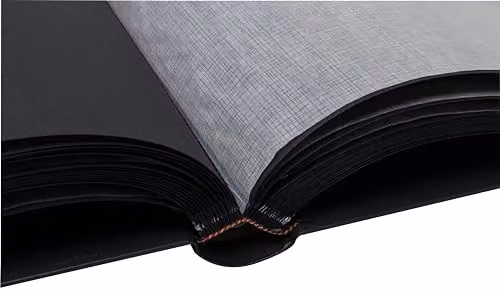 Exacompta Neodeco Photo Album Book, Black and Gold, 300 Photos, 60 Pages, W: 29 cm, H: 32 cm – 2