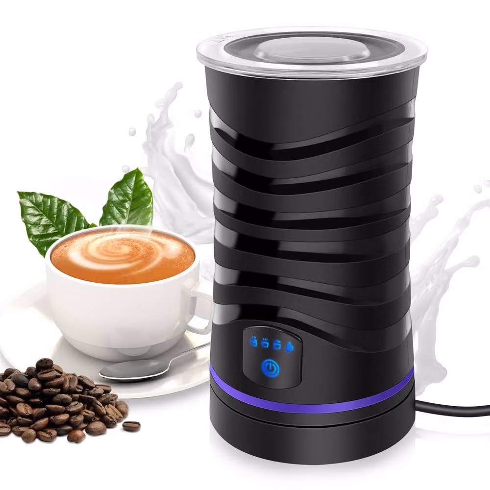 SPETLEK 4-in-1 Electric Milk Frother and Warmer with Touch Screen, Black – 2