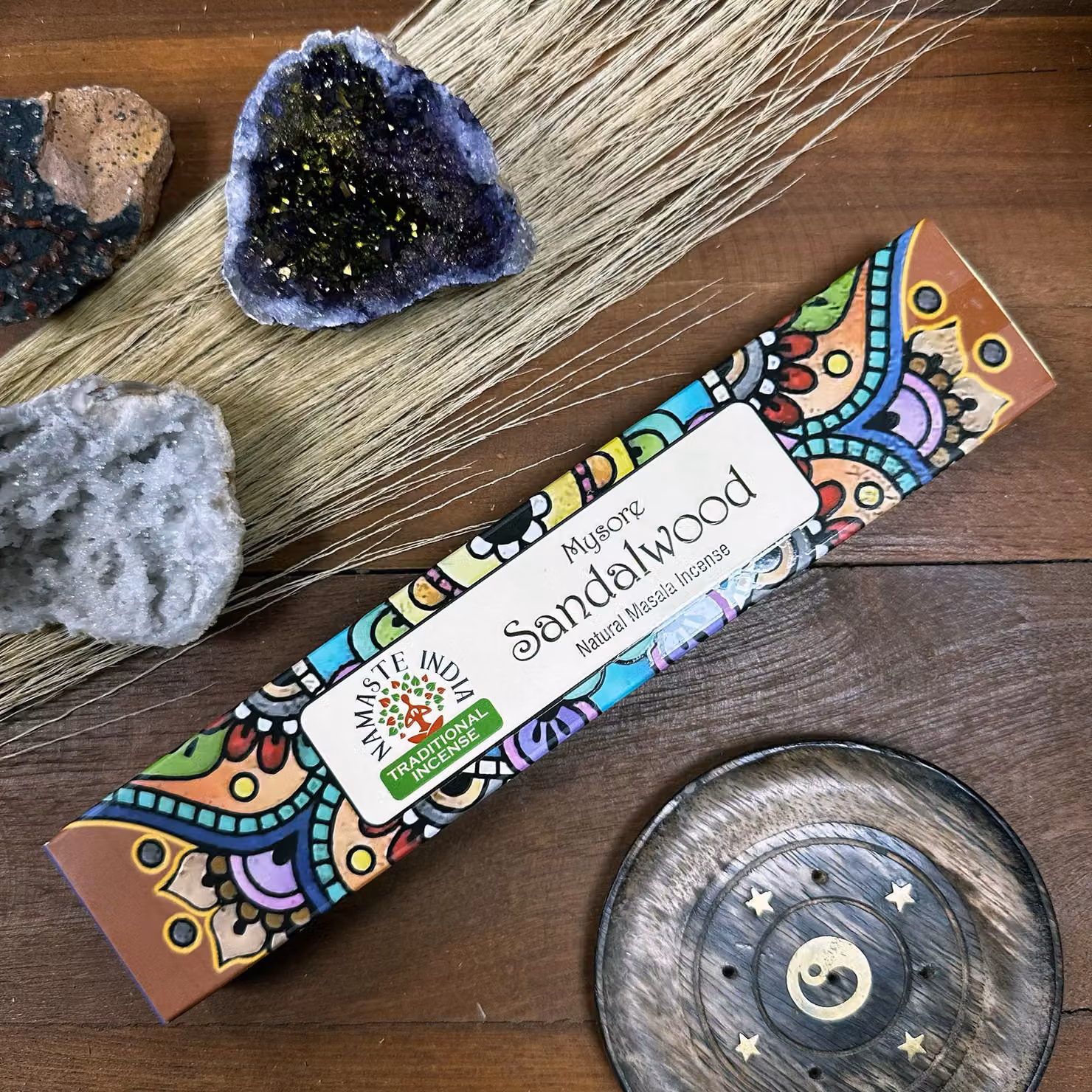 KDMD Namaste Mandala Masala Incense Sticks Sandalwood Brown – 3