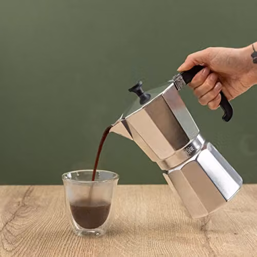 La Cafetiere Venice Aluminium Espresso Maker, 9 Cup, Silver – 2