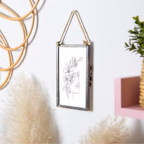 Nicola Spring Vintage Metal Photo Frame, Black, Fits 10 x 15 cm – 2