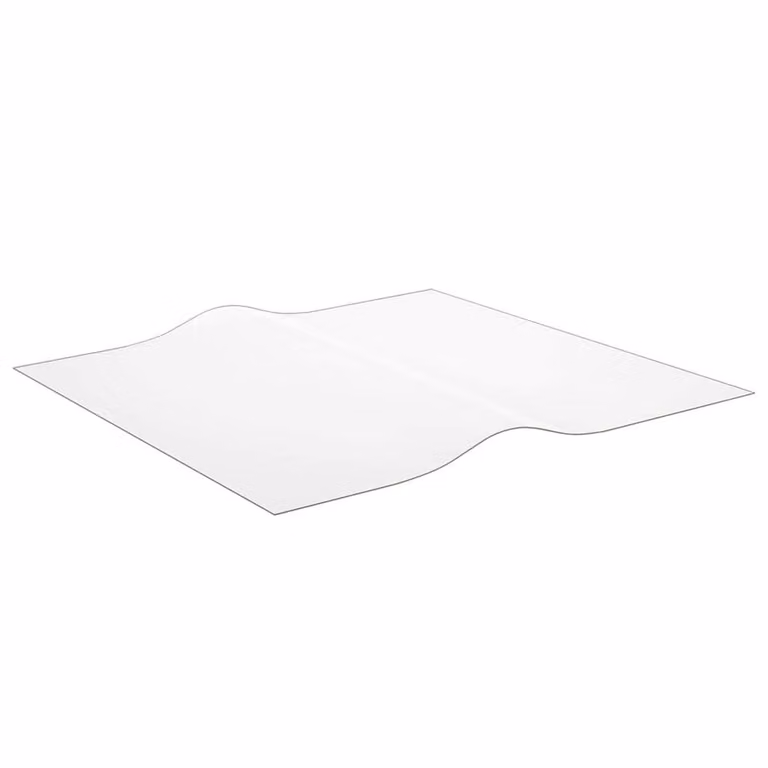 Berkfield Home Clear Matt PVC Table Protector, W/D: 70 x 70 cm, 2 mm Thickness