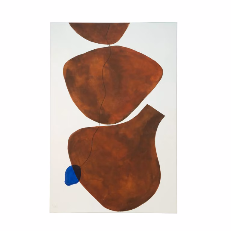 Dome Deco Elysium Abstract Graphic Wall Artwork in Brown