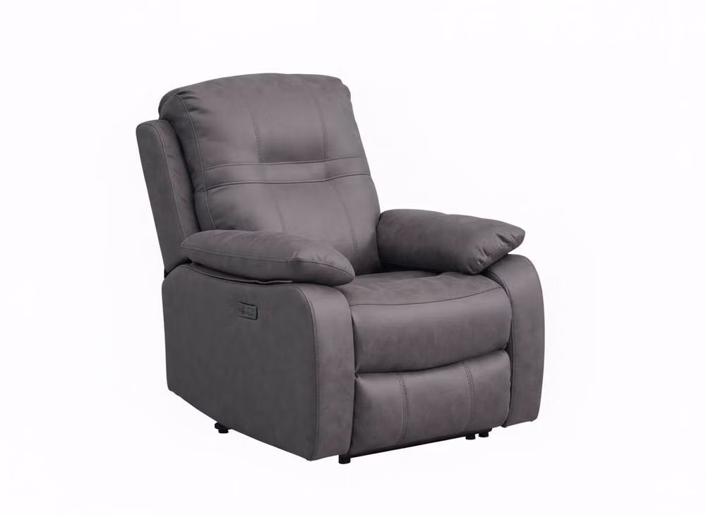 META Sofa Jackson Electromotive Single Power Recliner Chair in Dark Grey – 2