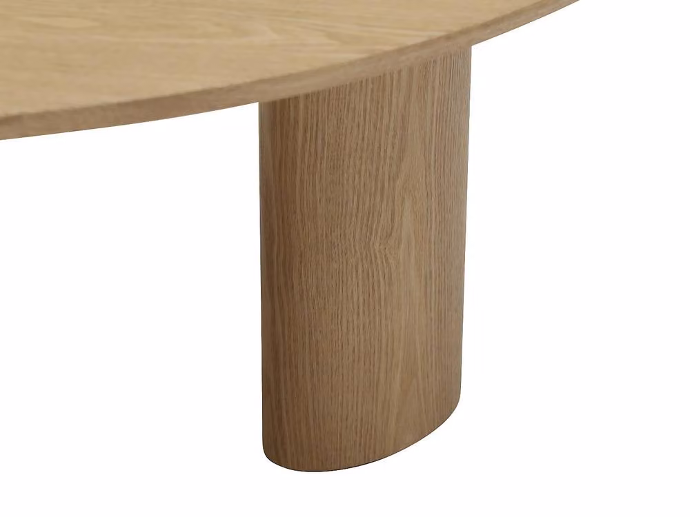 CALYNOR Ash Veneer Coffee Table in Light Oak – 3