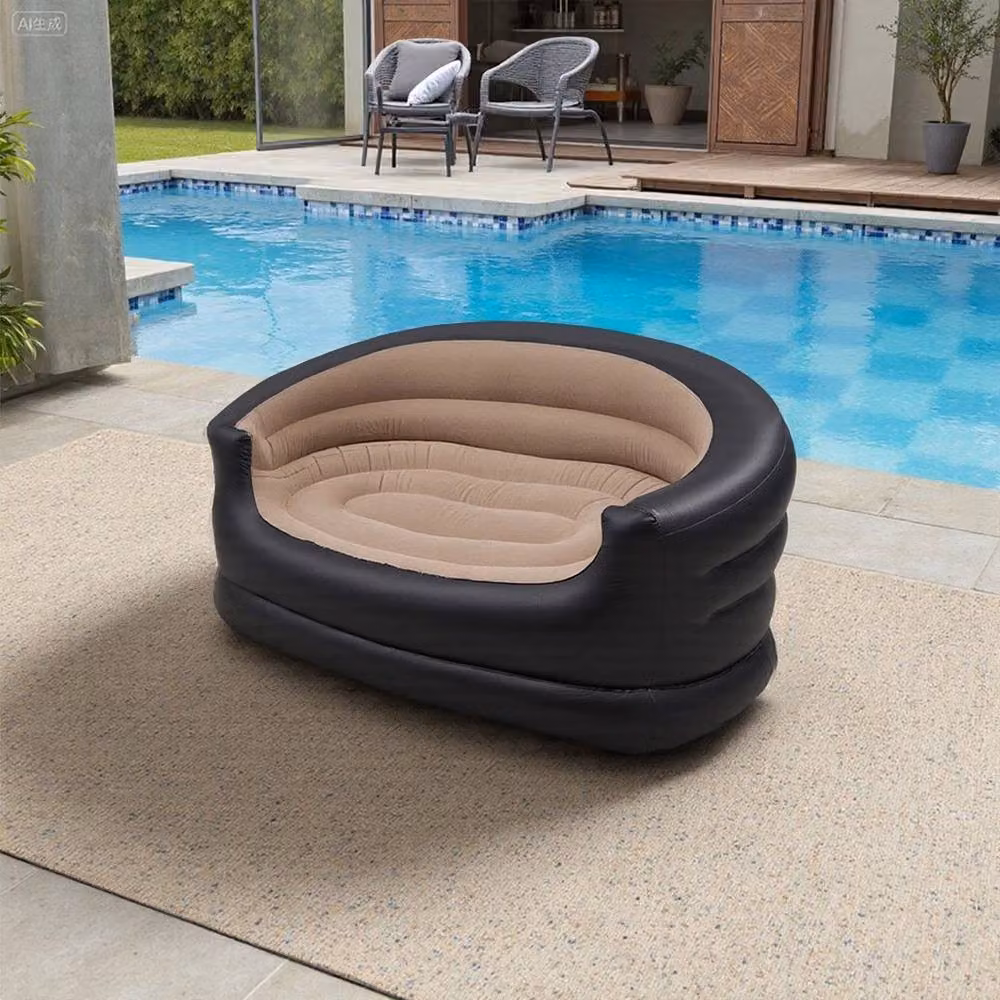 PAWNORA Double Inflatable Sofa Chair in Black – 5