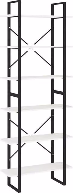 Berkfield Home High Cabinet in White Solid Pine Wood, W/D/H: 80 x 30 x 210 cm – 1