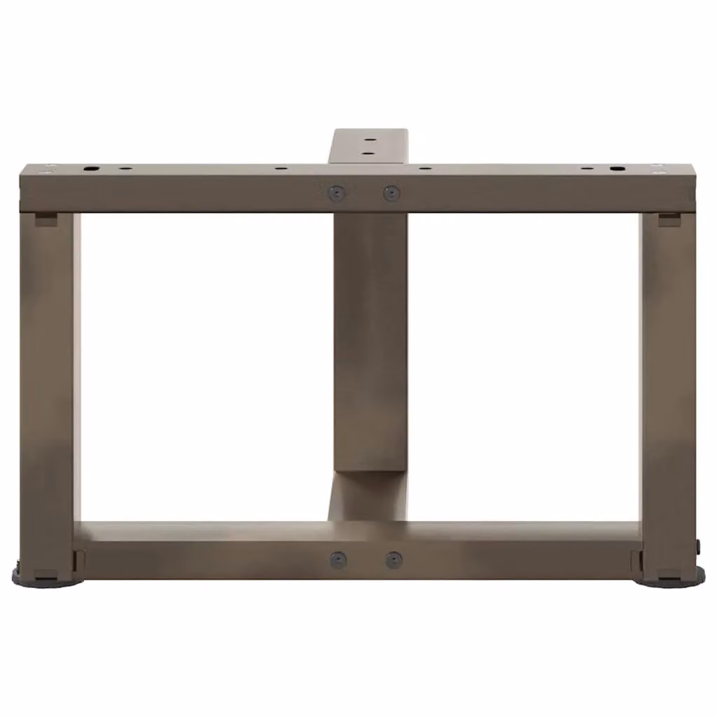 Berkfield Home T-Shaped Coffee Table Legs, 2 Piece Set, Black Steel, W: 40 cm, D: 25 cm, H: 30-31 cm – 5