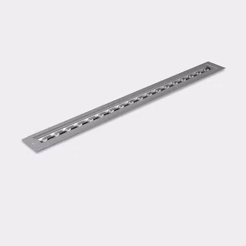 Netlighting Convert DMX Outdoor Recessed Linear Ground Light, Grey, RGBW LED