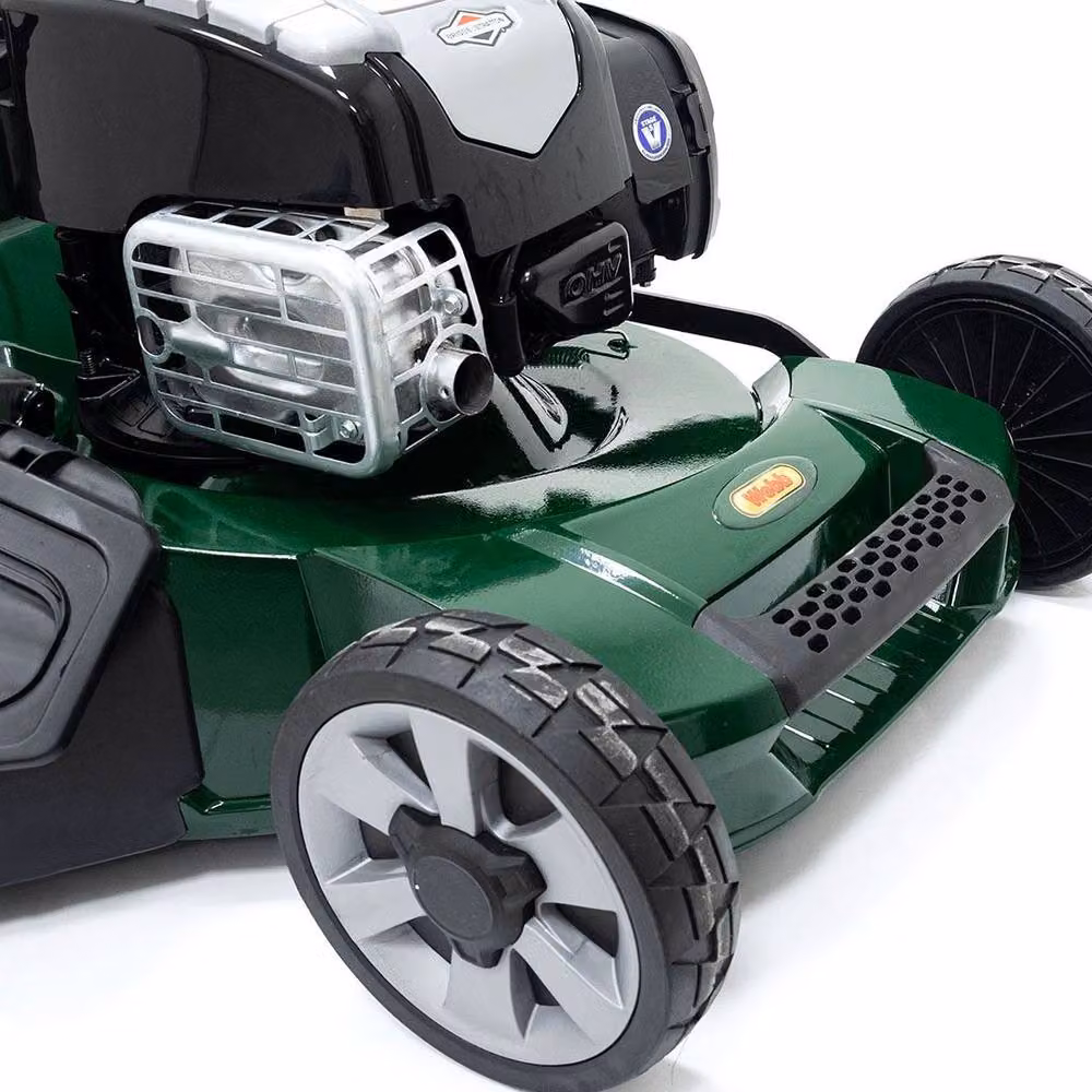 Webb 53cm Self Propelled Petrol Lawnmower with Alloy Deck and 70L Collection Bag in Green – 3