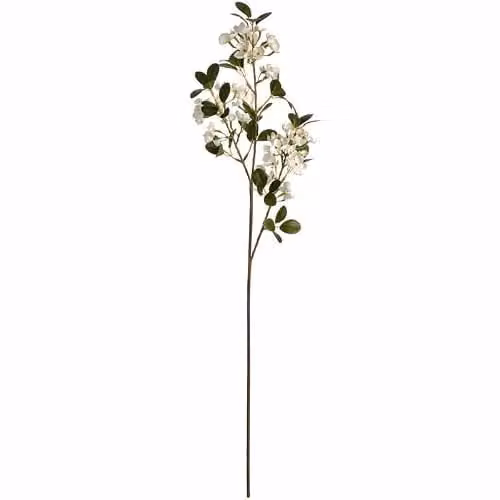 Hill Interiors White Spring Mock Orange Artificial Floral Arrangement, W: 13 cm, D: 25 cm, H: 92 cm