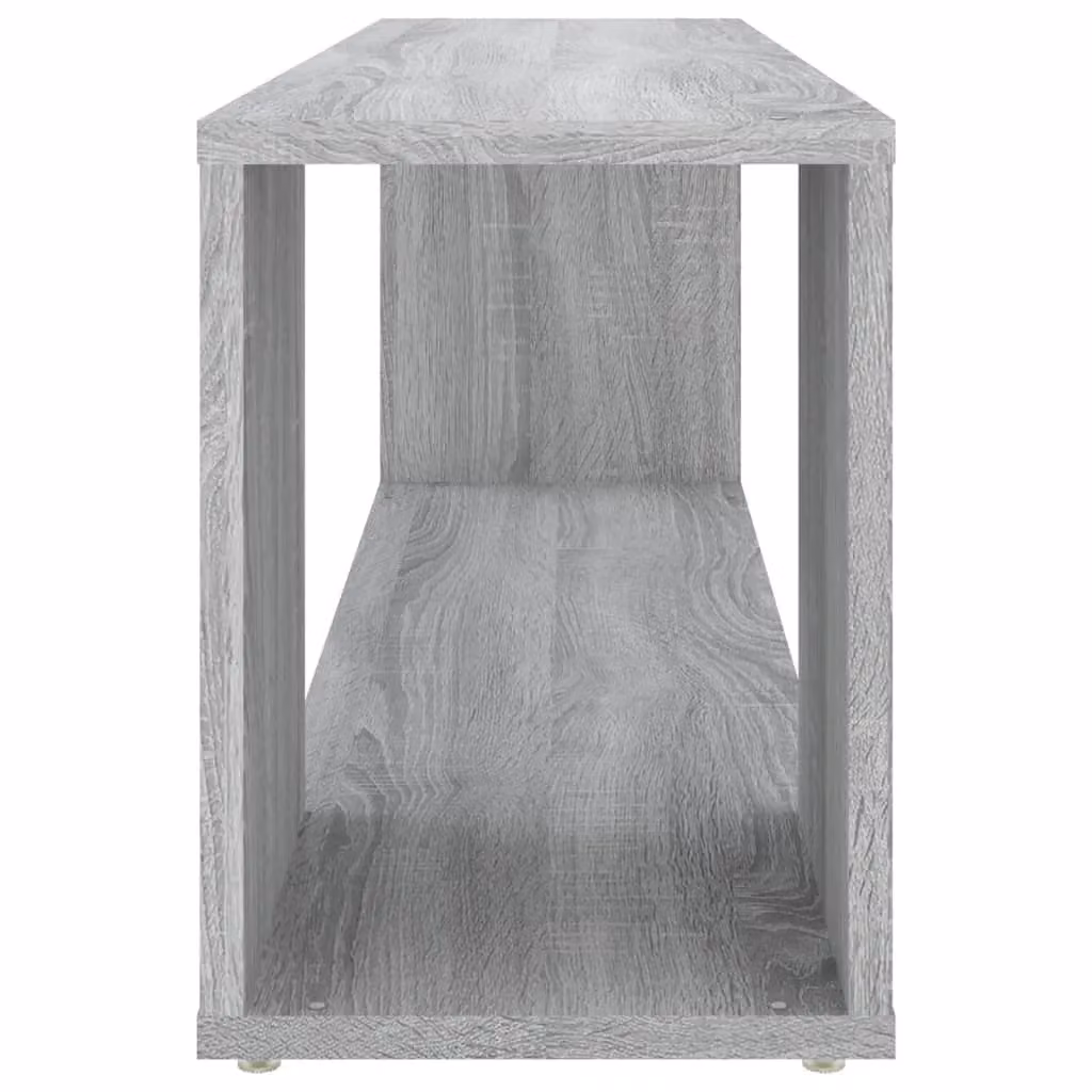 Berkfield Home Grey Sonoma TV Cabinet in Engineered Wood W/D/H: 100 x 24 x 32 cm – 3